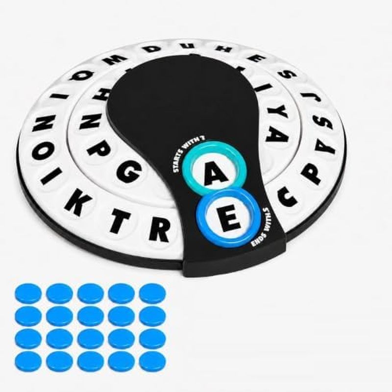 Starts with Ends with Word Game - Fast-Paced Family Word Game with 20 Tokens, Category Party Games for Adults &amp; Teen