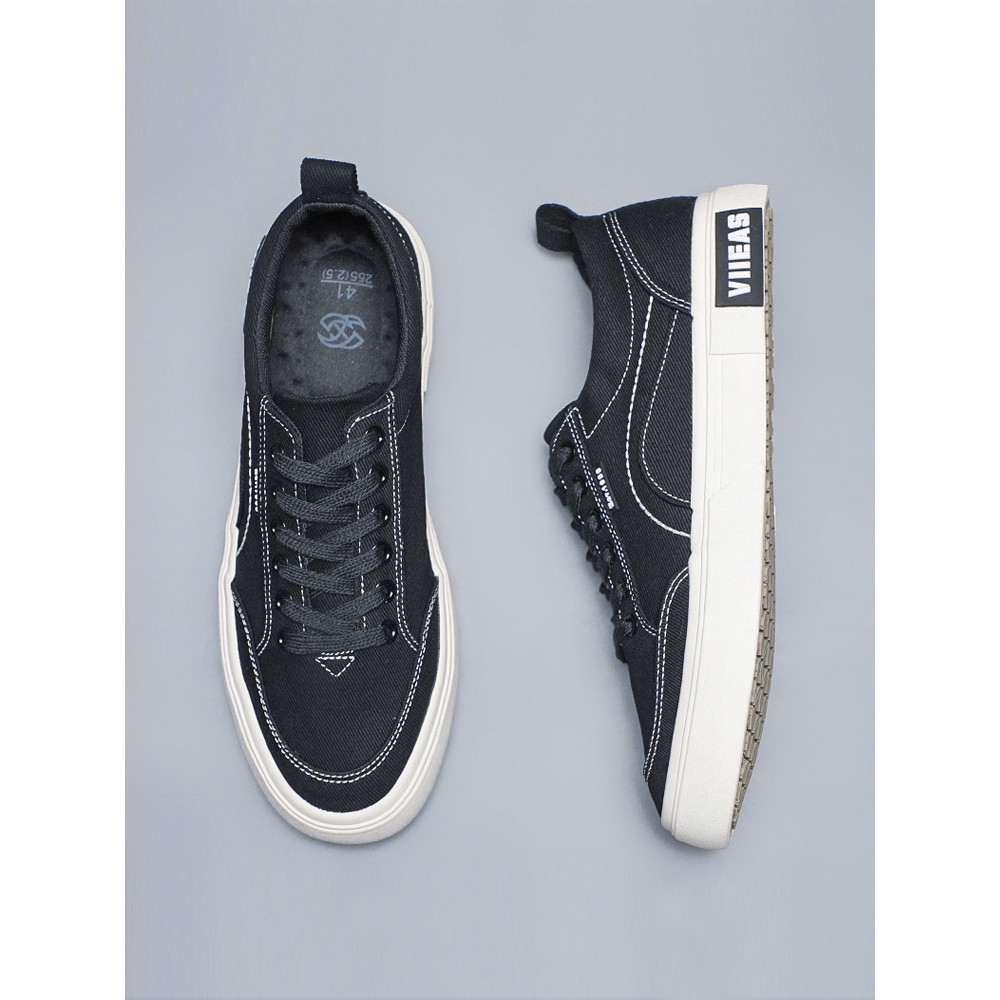 2025 novo estilo sapatos masculinos outono sapatos de lona de cano baixo sapatos casuais masculinos tênis respirável na