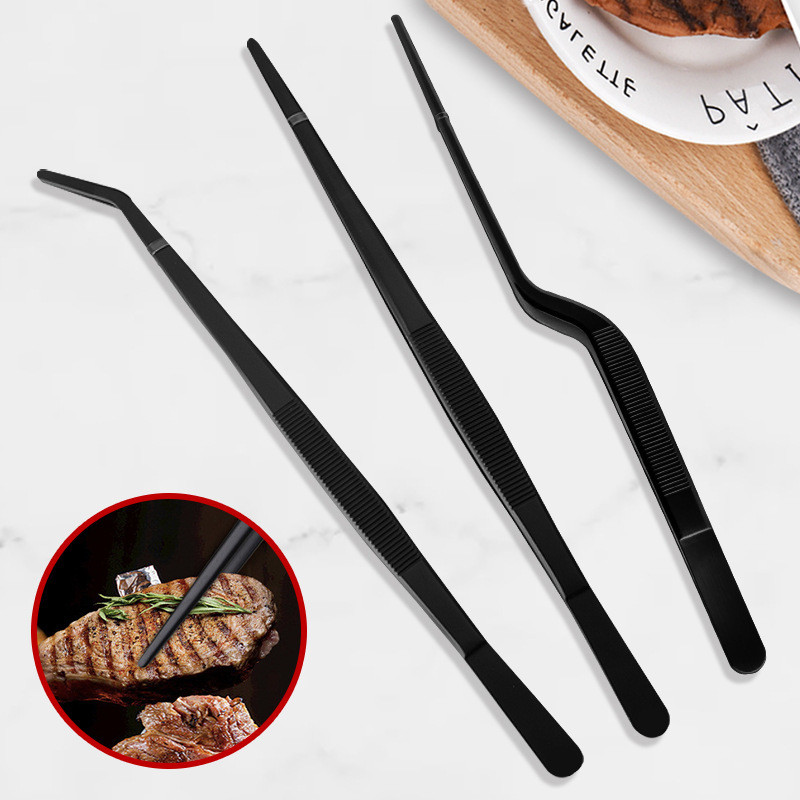 [Antiderrapante Confiável] Design de Cabo Longo [Ferramenta] Cozinha/Pinça/Utensílio