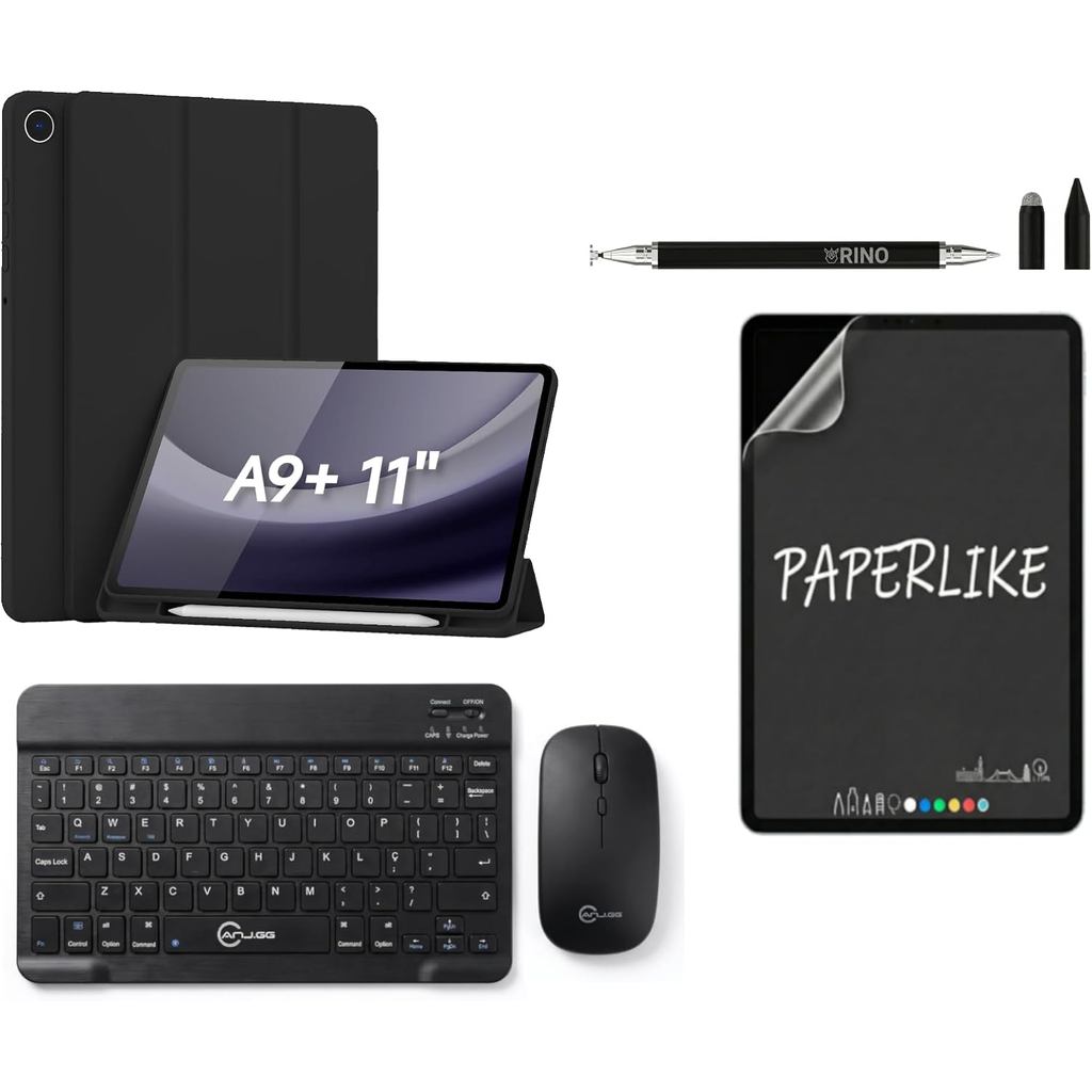 Kit Capa Magnética Protetora Compatível com Samsung Galaxy Tab S10 FE e S9 FE Te