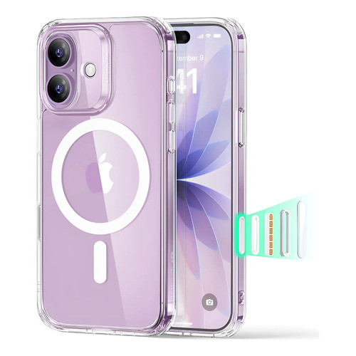 Capa Capinha MagSafe Apple iPhone 17 6.3 ESR Classic HaloLock Transparente Contr