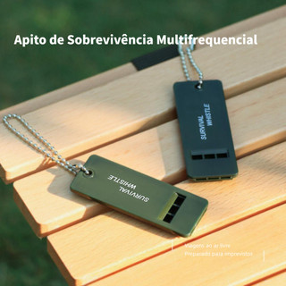 Apito de sobrevivência ao ar livre apito de sobrevivência primeiros socorros apito de alta frequência terremoto resgate 