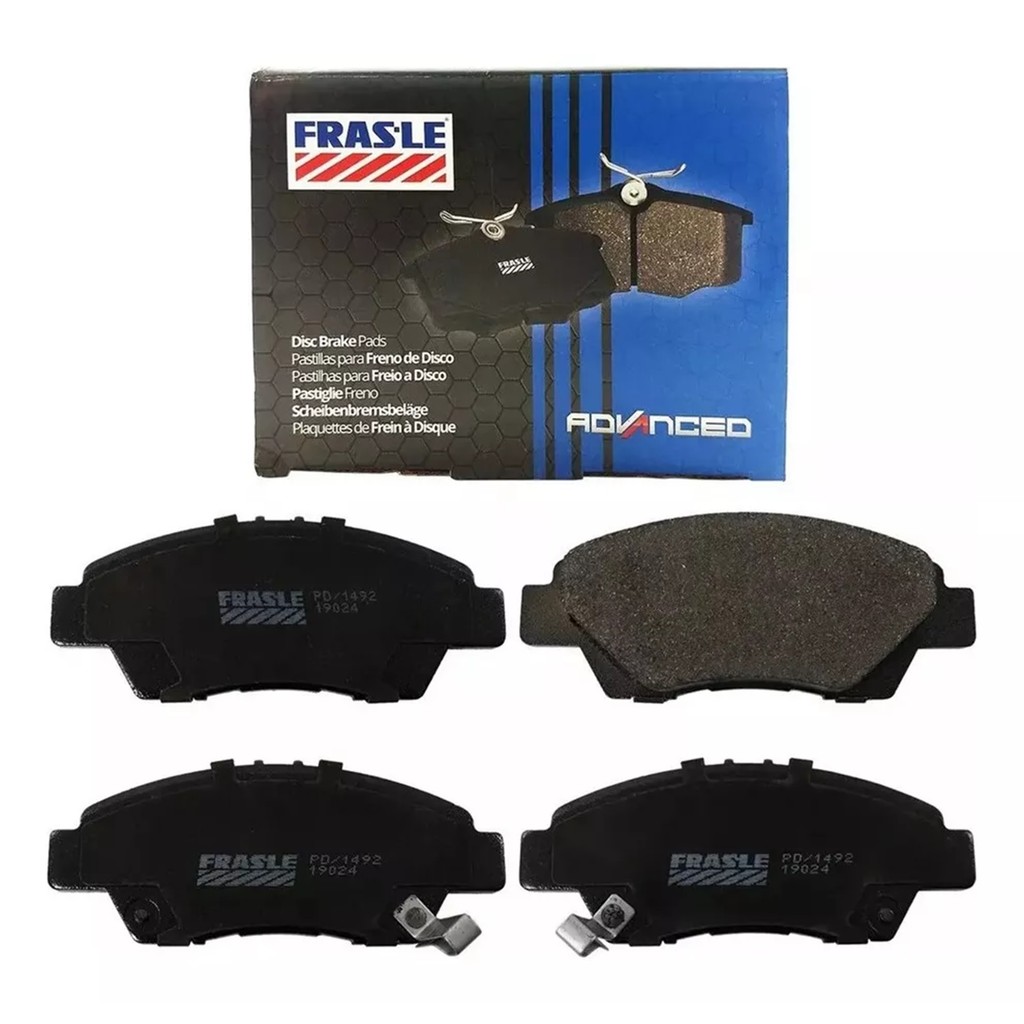 Pastilha Freio Dianteiro Honda FIT 2015/2015 CYTI 2015/2024 WR-V 2017/2024 Fras-le PD1492