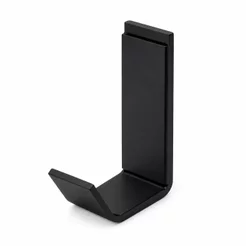 cabide em metal para banheiro porta objetos preto fosco