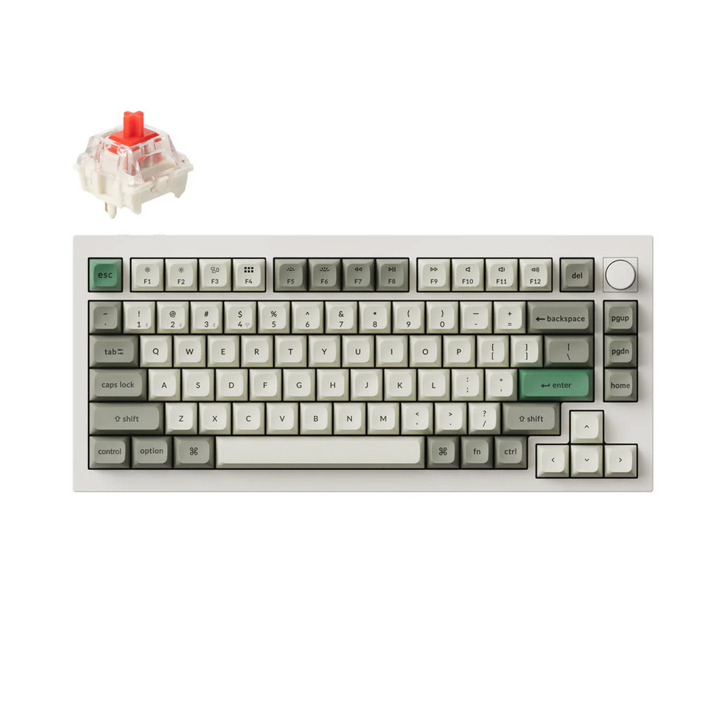 Keychron Q1 Max Teclado Mecânico Personalizado Sem Fio RGB Alumínio Completo Hot