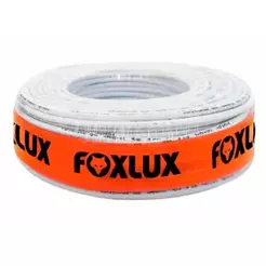Cabo Coaxial RG6 95% Foxlux 100 Metros Branco