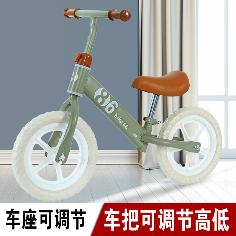 Novo estilo de aço de alto carbono bicicleta de equilíbrio infantil 2-6 anos novo produto de duas rodas sem bicicleta sc