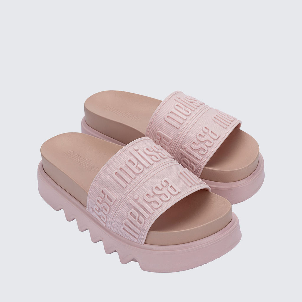 Melissa Cozy Slide M Lover Bold Platform Rosa Bege 38129 — imagem 2 de 2