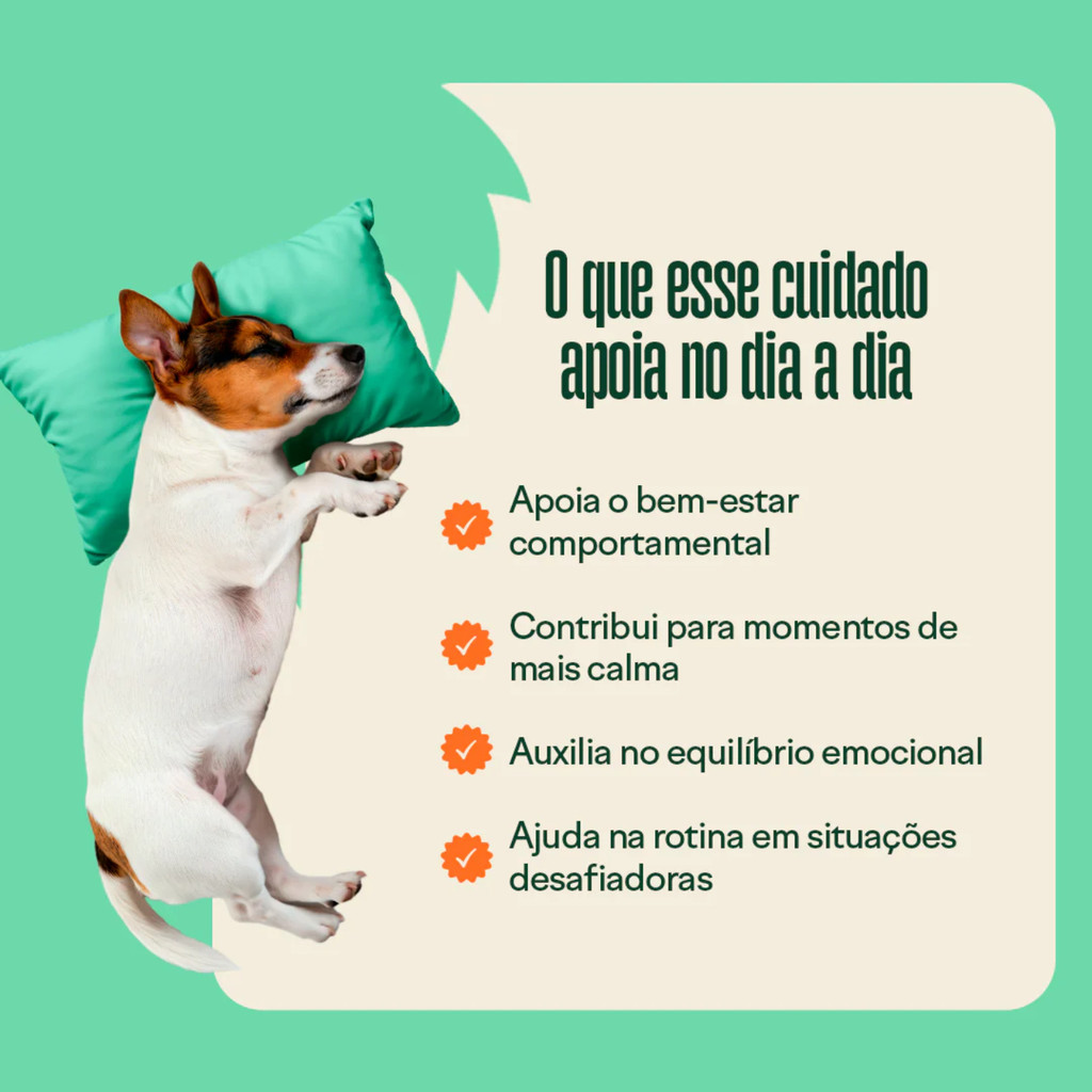 Suplemento para Cachorro Calmante para Cachorro Wigow Tranquilidade Sabor Salmão 270g Calmante PET — imagem 2 de 2