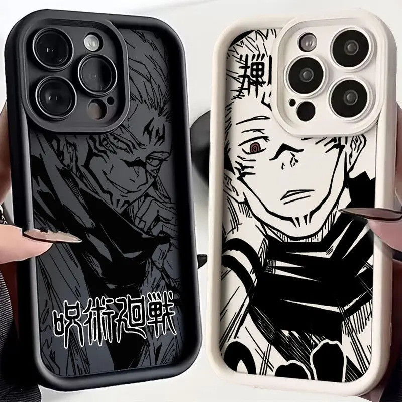 Capa de Telefone HOT Anime Jujutsu Kaisen para Samsung S26 S25 S24 S23 S22 S21 S20 F06 M16 Note 20 FE Plus Ultra 4G 5G