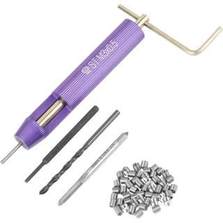 Kit de Instalação para Reparação de Roscas com 50 Peças, Tipo Helicoil em Aço Inoxidável (M3 x 2D)