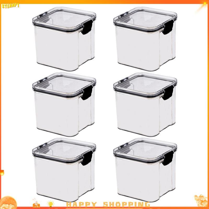 Nobleflyingbrj3 À Prova De6 Pacote 700Ml Caixa De Armazenamento De Cozinha Alimentos Organizador Recipiente Conjunto Tam