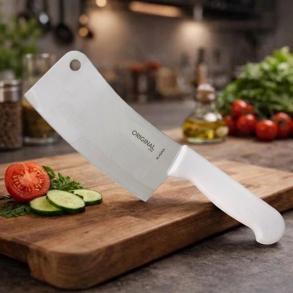 Cutelo Profissional de Cozinha 6" Premium Faca Inox Original Line 29cm para Açougue e Carnes