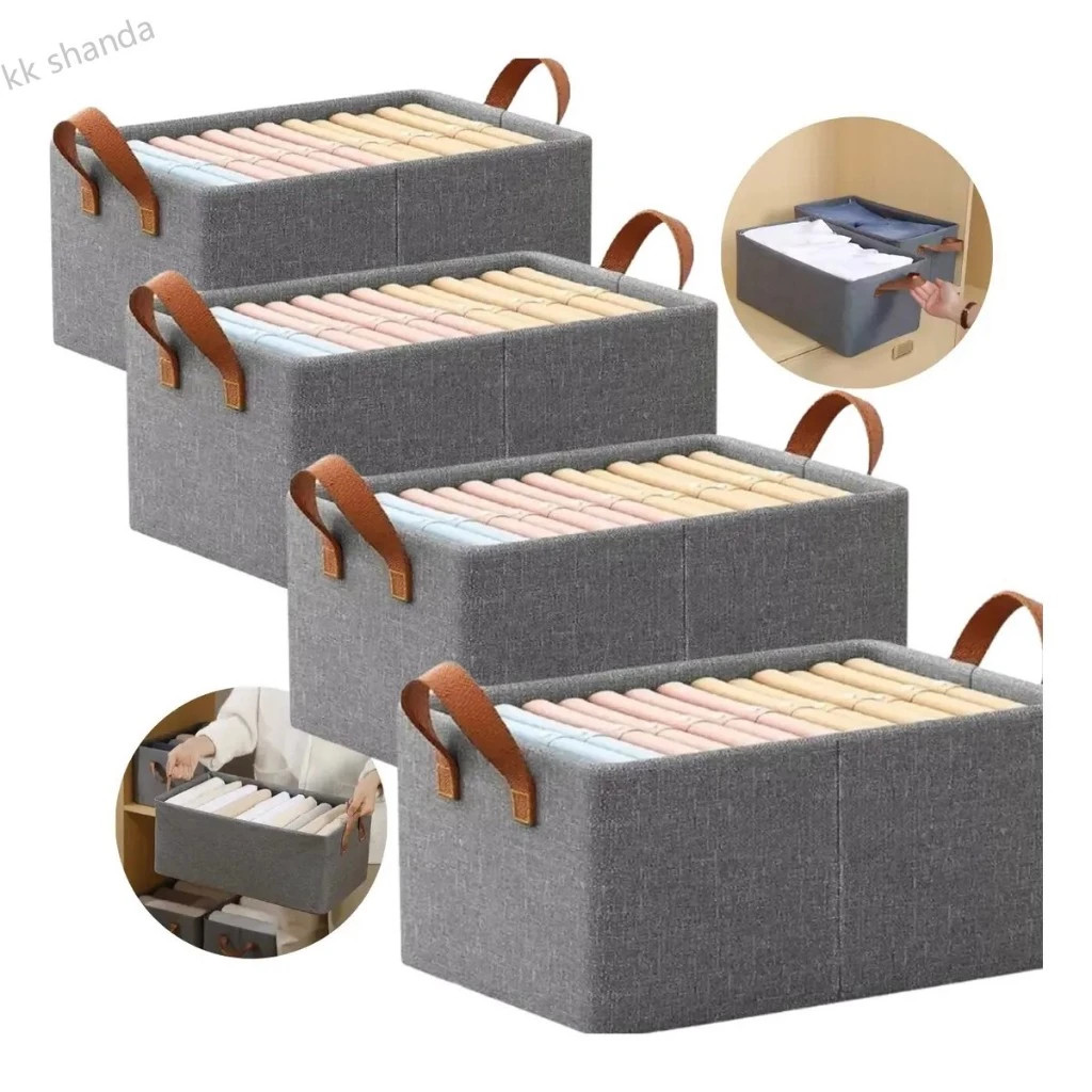 Organizador de Roupas Dobrável – Organização Inteligente para Seu Guarda-Roupa