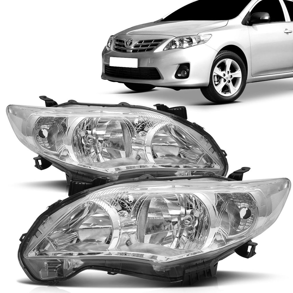 Farol Corolla 2011 2012 2013 2014 Foco Duplo