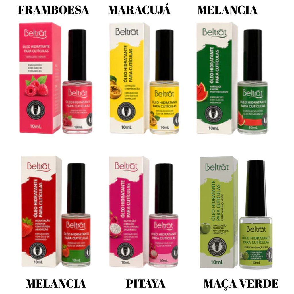 Óleo de Cutícula Beltrat 10ml Finalizador Profissional Manicure Nail Designer Salão Atacado Legítimo