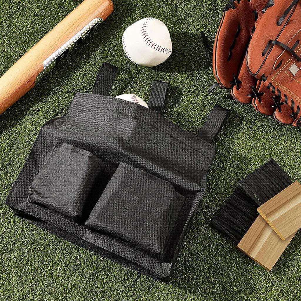 [predolo21x] Bolsa De Bola De Beisebol Umpire Profissional Com Bolsos , Leve E Resistente Ao Desgaste