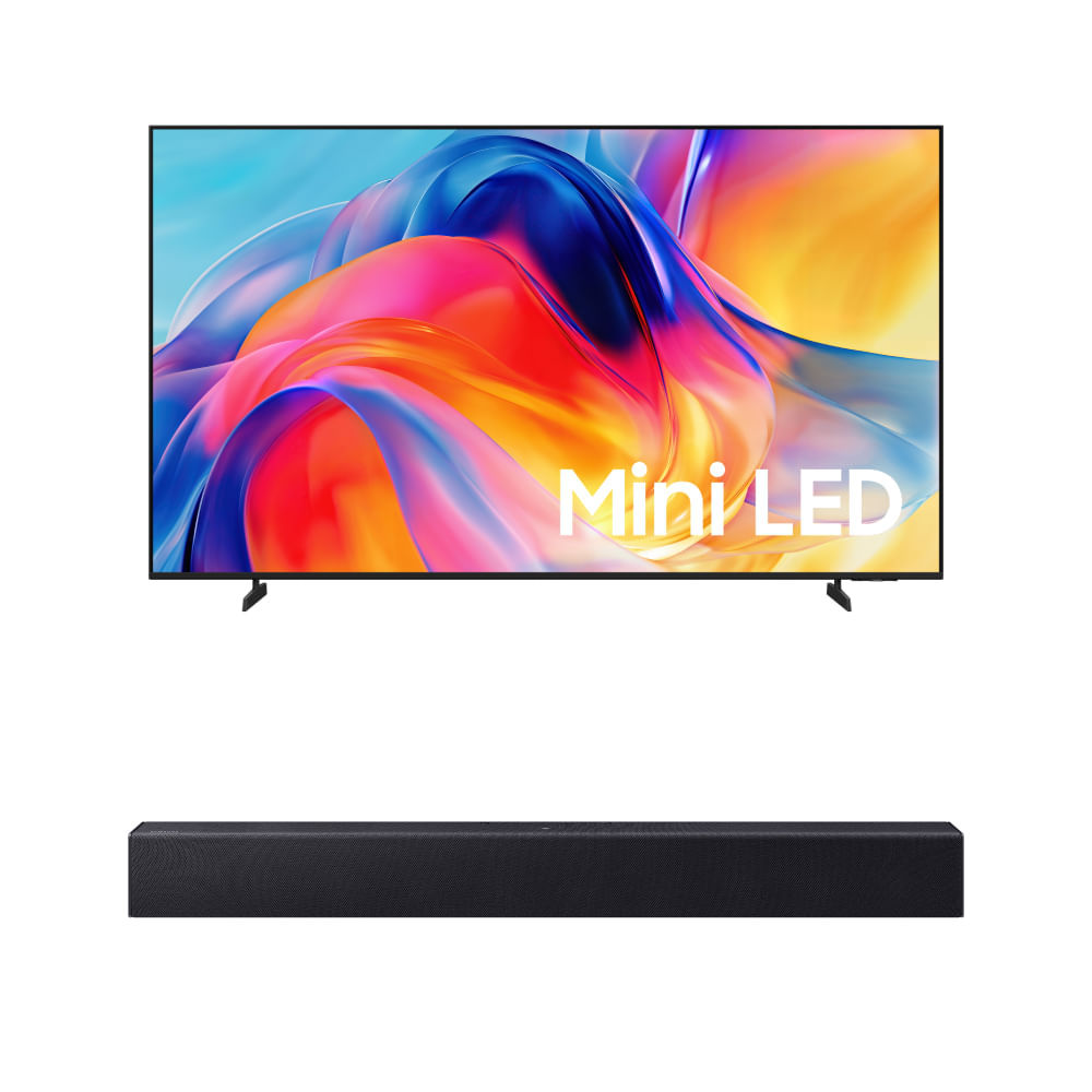 Samsung Smart TV 85" Mini LED 4K M75H + Soundbar Samsung B400F