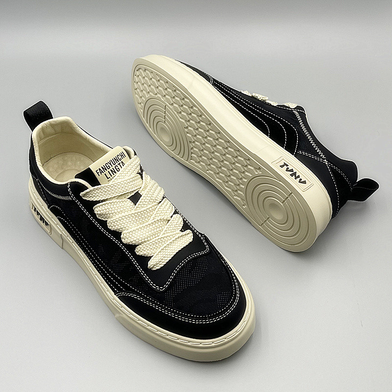 Sapatos masculinos verão 2026 novos sapatos casuais All-Match sapatos leves masculinos respirável estilo fino sapatos da