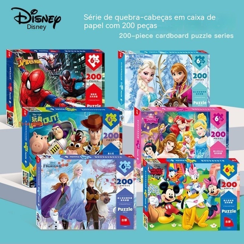 Quebra-cabeça Infantil Educativo 100-1000 Peças Brinquedo de Raciocínio Presente para Crianças 5-10 Anos
