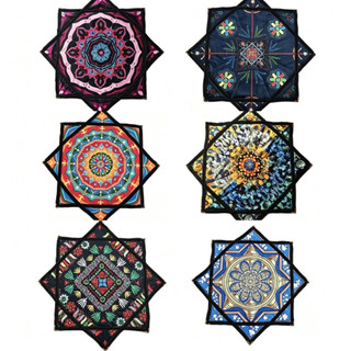 Toalha Giratória Colorida Dapo flow Flyper Star , Perfeita Para Malabarismo E Artes De Fluxo , Portátil Durável