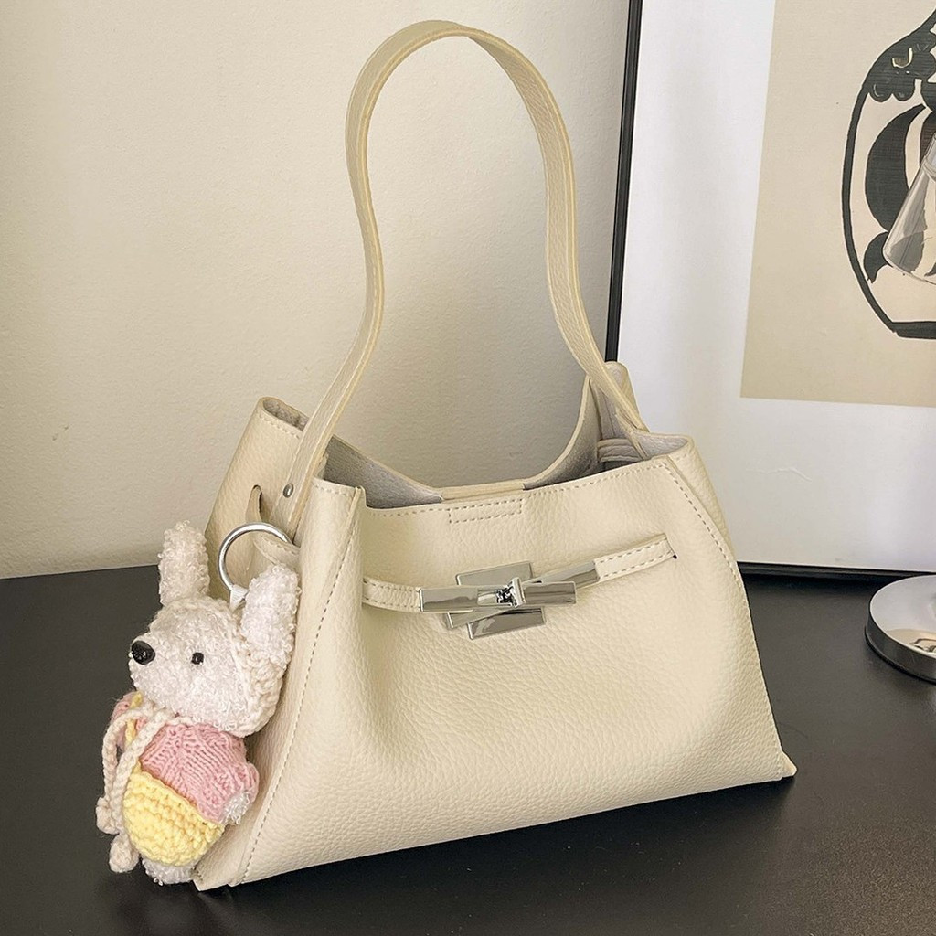 2026 Nova Bolsa Transversal Elegante para Mulheres, Fecho de Fivela, Bolsa de Ombro Diária de Alta Qualidade, Grande Cap