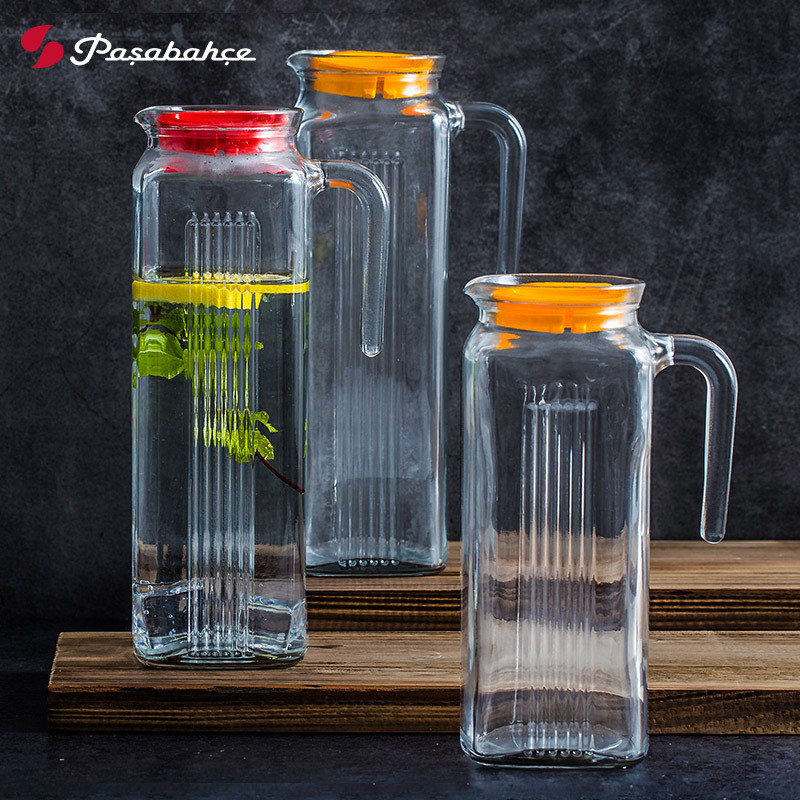 Chaleira fria de vidro sem chumbo importada, chaleira doméstica para água potável, copo de água fria, grande capacidade,