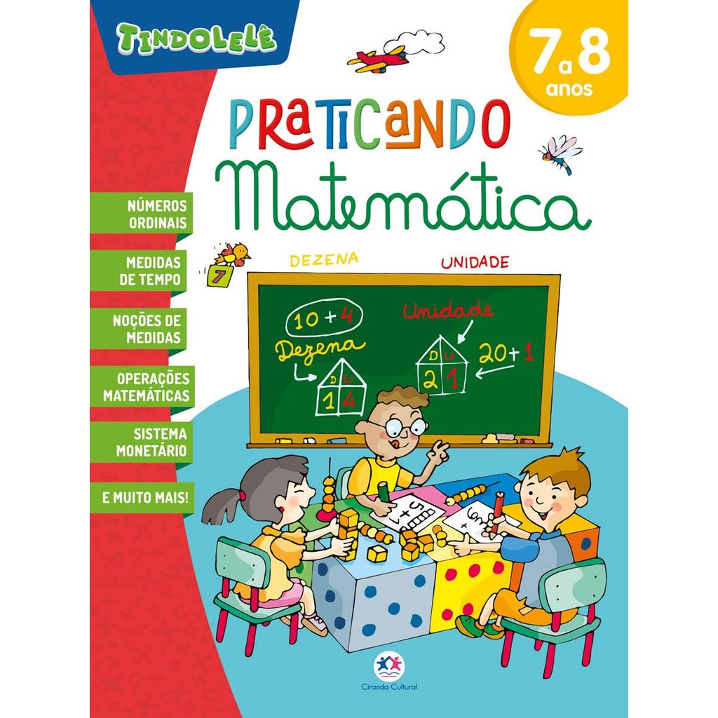 Livro Praticando Matemática - 7 a 8 Anos - Ciranda Cultural