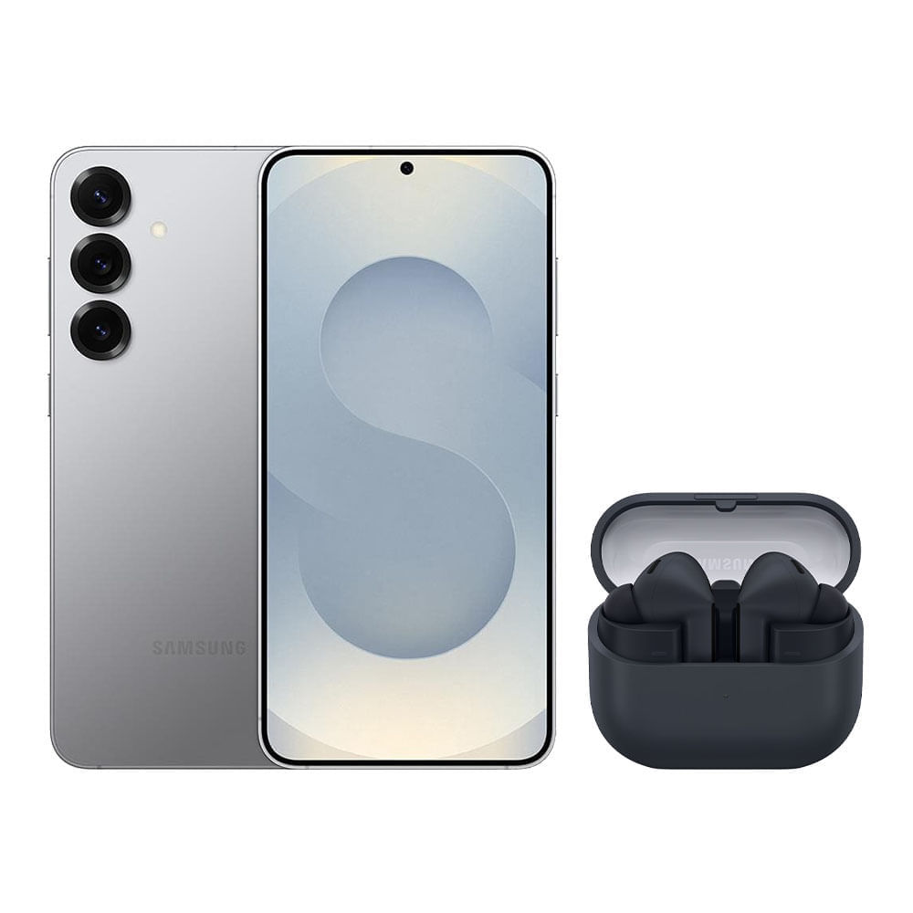 S25+ (512GB) - Prata + Buds3 FE - Preto