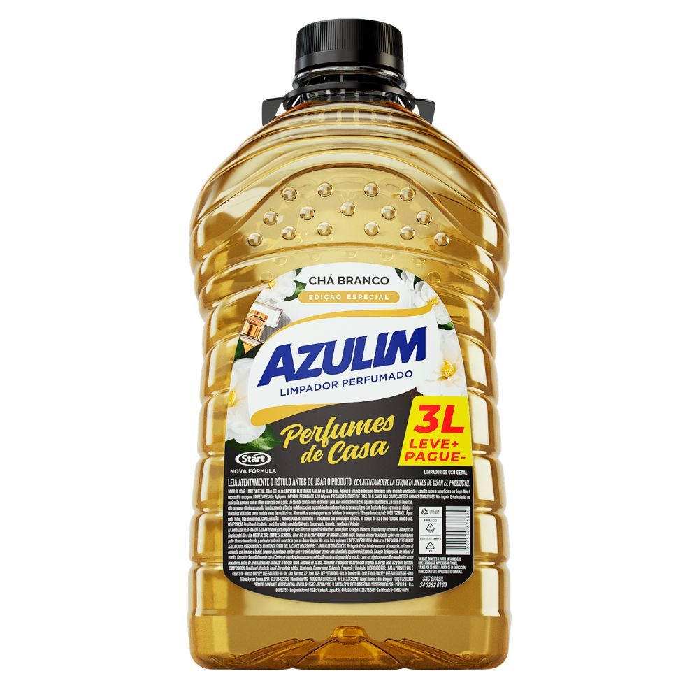 LIMPADOR PERFUMADO AZULIM CHA BRANCO 3L