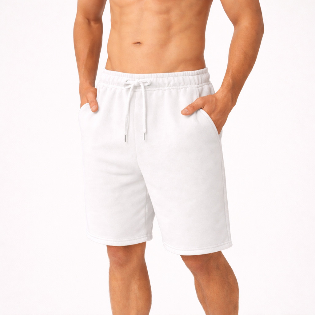 Short Masculino Bermuda Moletom Confortavel com Elastico Treino Academia Musculacao