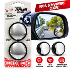 2 Espelho Convexo Auxiliar Universal Olho De Boi Ponto Cego