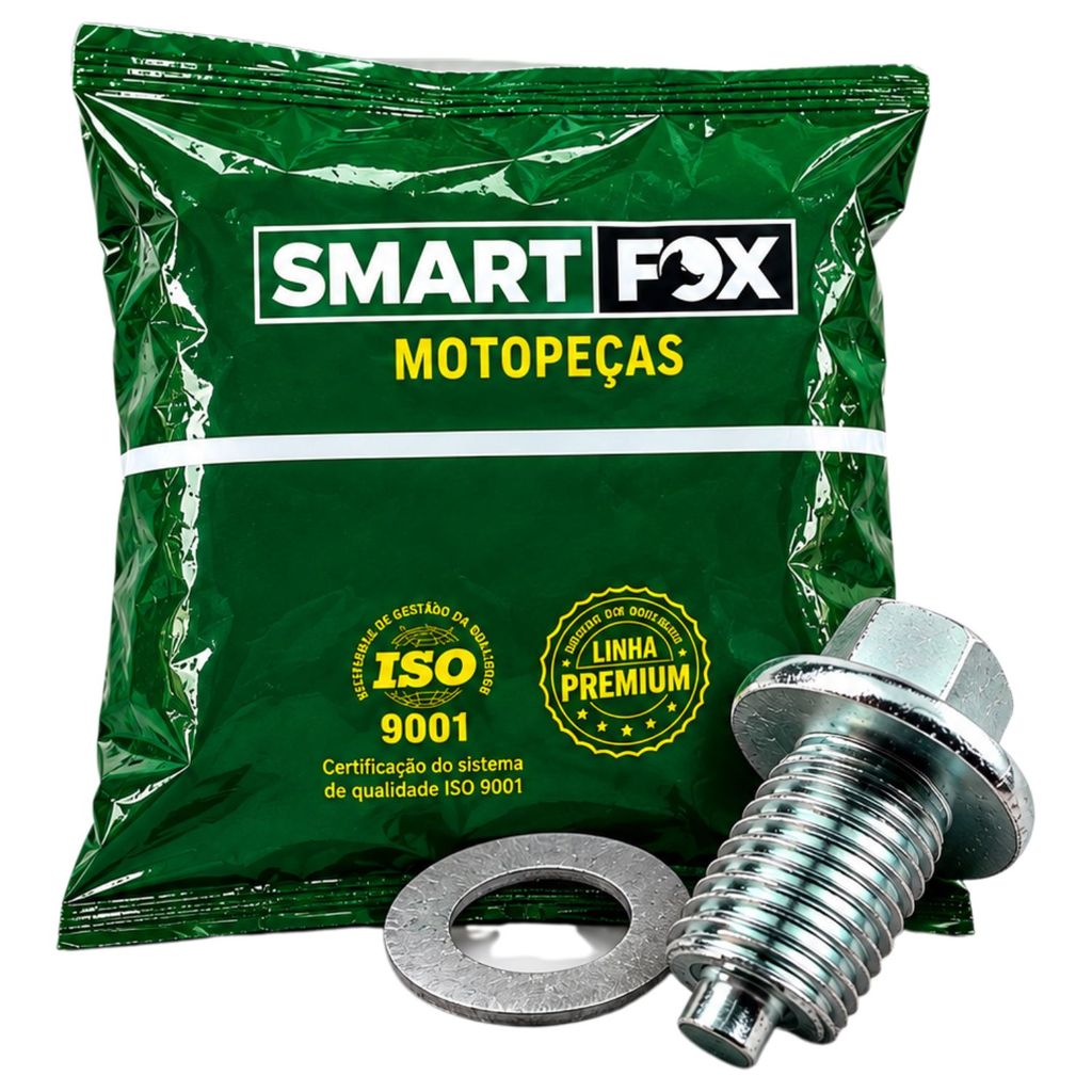 PARAFUSO DRENO BUJÃO ÓLEO CÁRTER 12MM HONDA YAMAHA