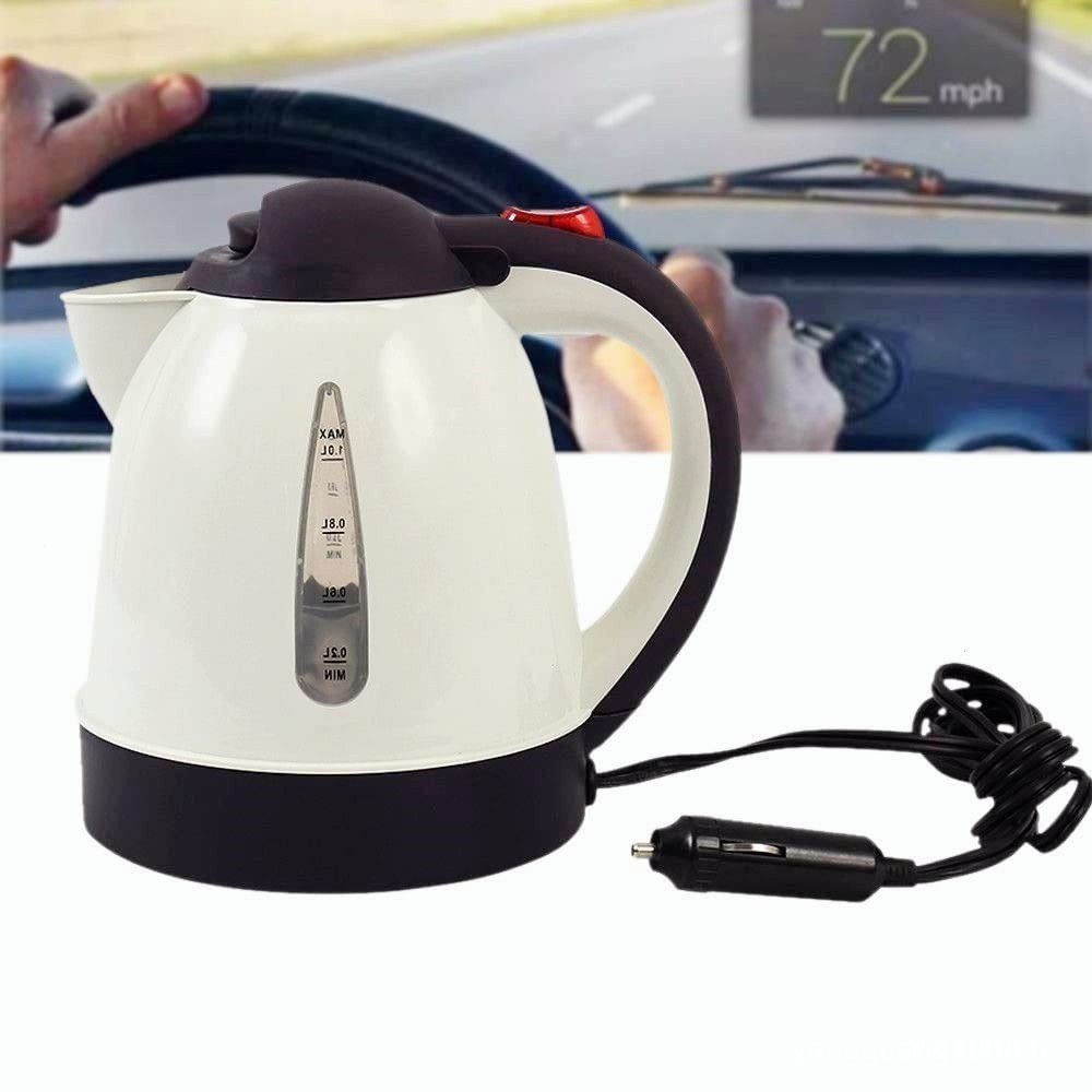 12V 24V Caminhão Veículo 1000ml Chaleira Aquecedora De Água Quente Para Chá Café 740 UPFF