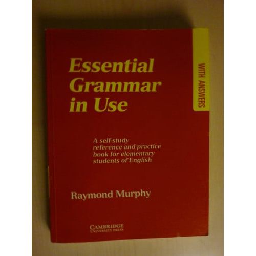 Essential Grammar In Use With Answers: A Self-study Reference And Practice Book For Elementary Students O... 8187437