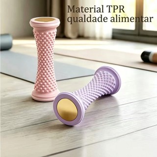 Rolo De Massagem Massageador De Pés , Bola De Ioga , Fáscia Plantar , Cuidados De Relaxamento Muscular , Manual De Plást