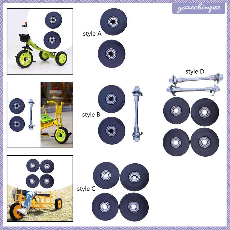[Gazechimp] Tampa Do Eixo Cubo Da Roda De Bicicleta De Equilíbrio De Desempenho Metal PP Peças De Rolamento Infantil Par