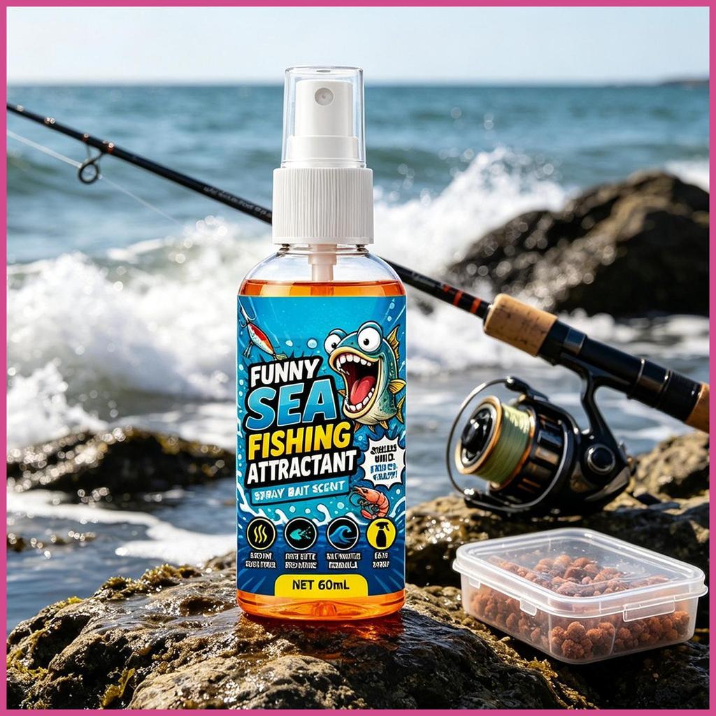 Líquido Atraente Para Pesca , 60ml , Poderoso , Eficaz , Fácil Captura , Perfume Peixe-Gato , Água Salgada , Lago mubow1