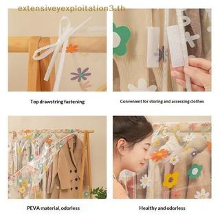 Home EE Capa Transparente À Prova D'água Para Roupas , Adorável , Estampa De Flores , Protetor De Reutilizável Quarto , 