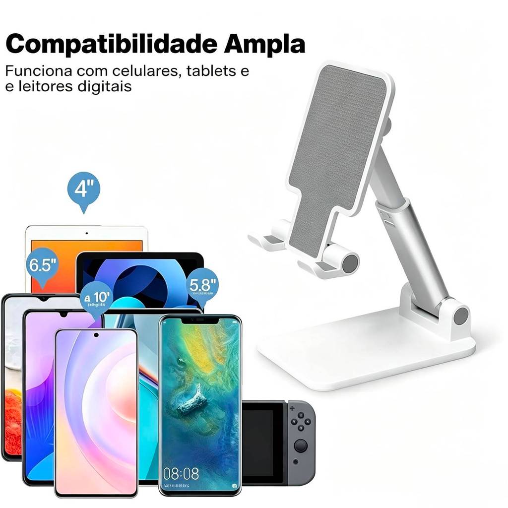 Suporte De Mesa De Metal Tablets Universal Mesa Folding Desktop ZJ-103
