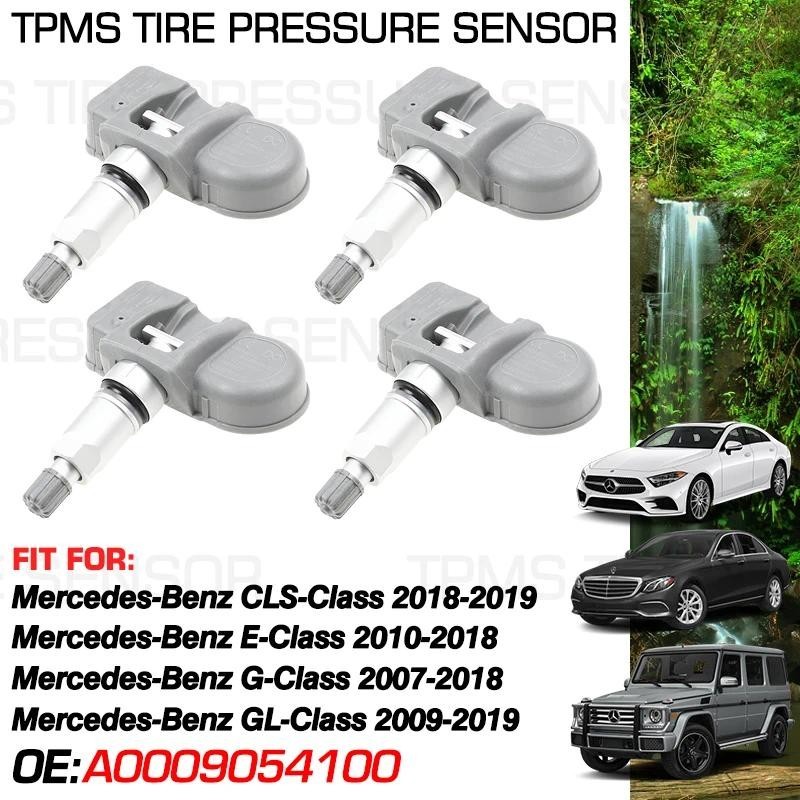 1/4Pcs A0009054100 0035400217 Para Mercedes Benz CLS-Class E G GL-2007-2019 433MHz Monitor De Pressão Dos Pneus Sensor P