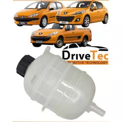 Reservatorio DÁgua Radiador Com Tampa DriveTec Peugeot 206 207 Hoggar 1.4 1.6 8V 16V