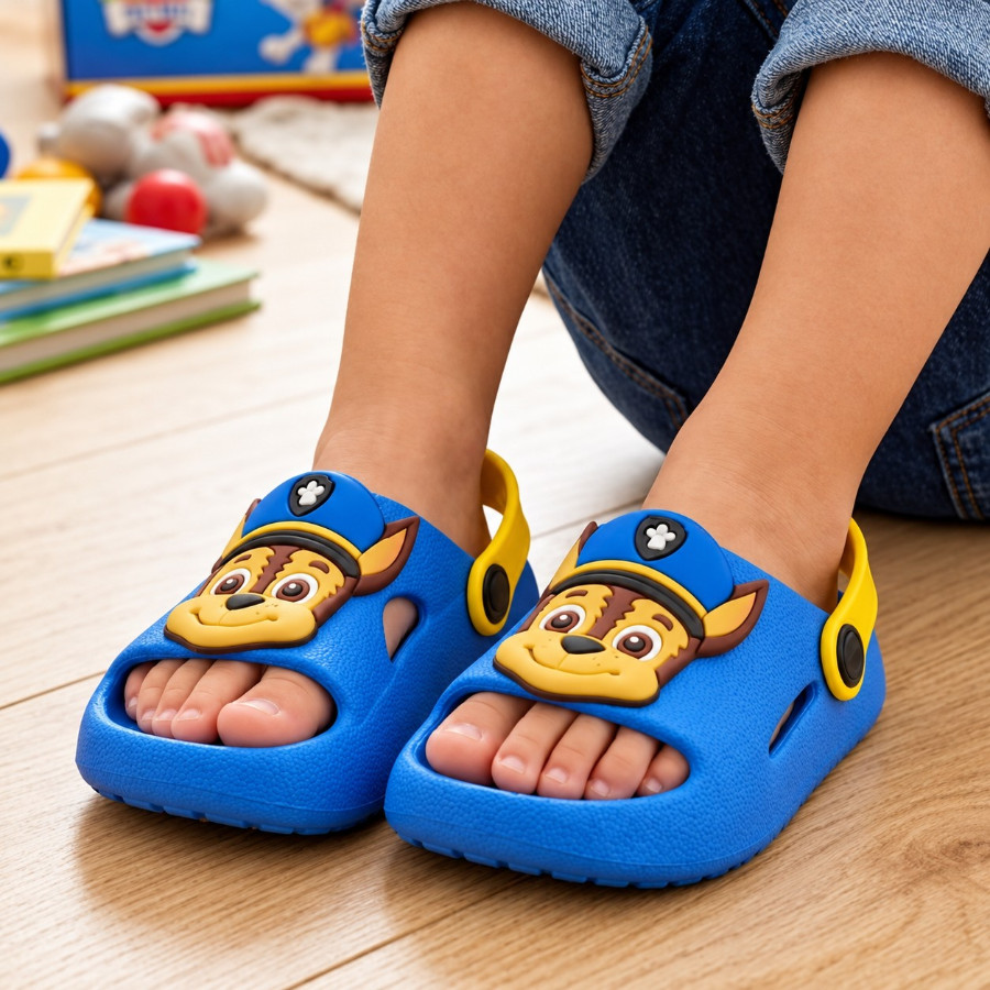Chinelo Infantil Nuvem Menino Patrulha Animais Divertido Macio Confortável Dia Dia Antiderrapante Leve Cachorrinho — imagem 2 de 2