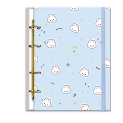 Caderno Argolado Colegial Capa Dura 80fls Sweetly - CADERSIL Modelo:Azul