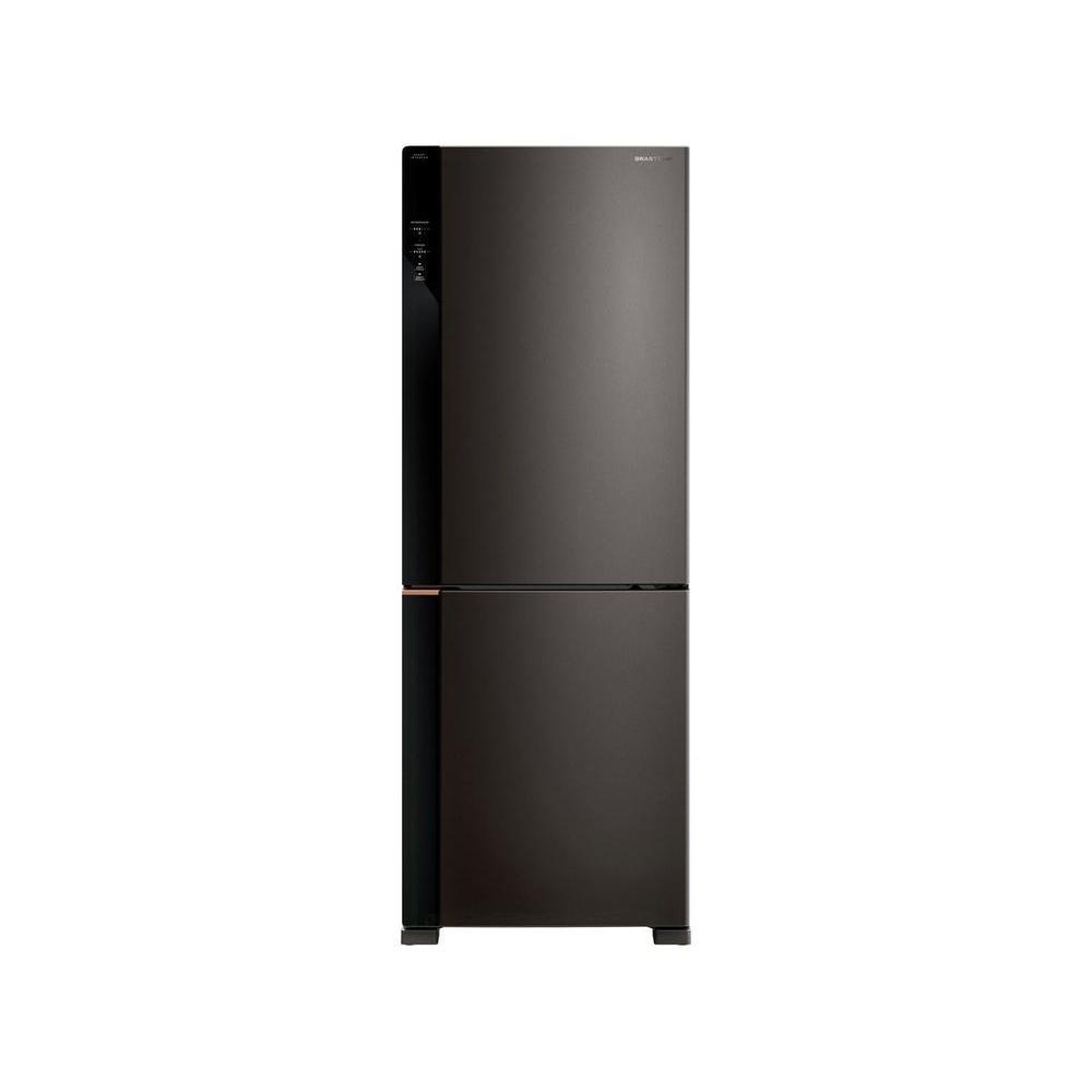 Geladeira/Refrigerador Brastemp Frost Free Inverse Black Inox 500L BRE66AE Bivolt