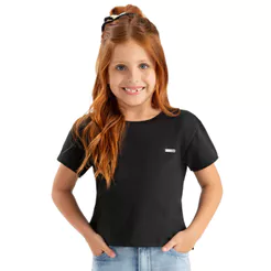 Blusa Infantil Menina Malhão Peletizado Colorittá Preto