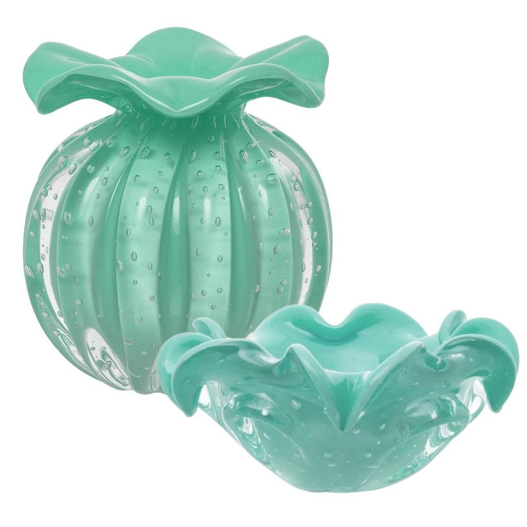 Kit Trouxinha Love e Cachepot Sweet M em Murano Tavares