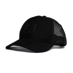 Boné Unissex Momentus Trucker Mesh Preto