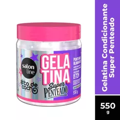 GELATINA SALON LINE CONDICIONANTE SUPER PENTEADO 550G