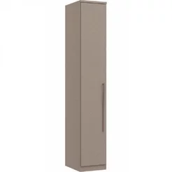 Módulo de Guarda Roupa 1 Porta Elegance Cinza/Níquel Níquel